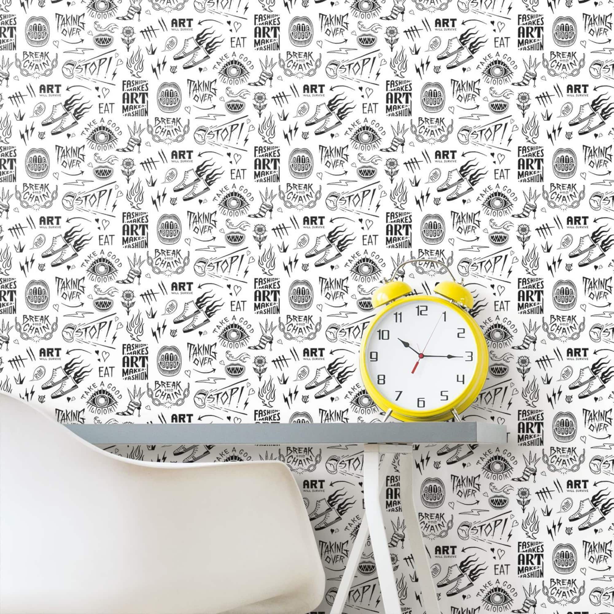 RoomMates Disney Cruella Graffiti Peel & Stick Wallpaper